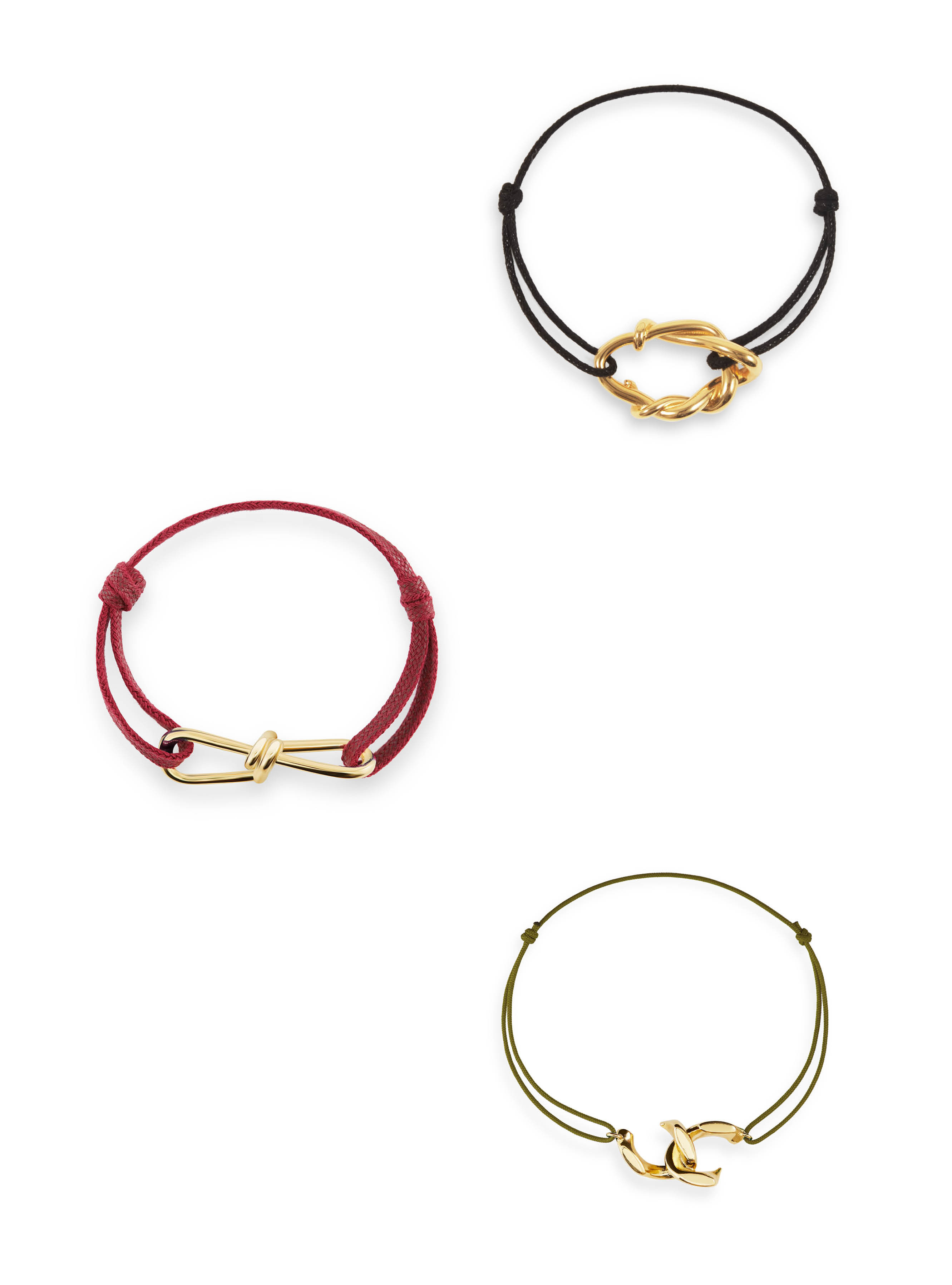 Cord bracelets